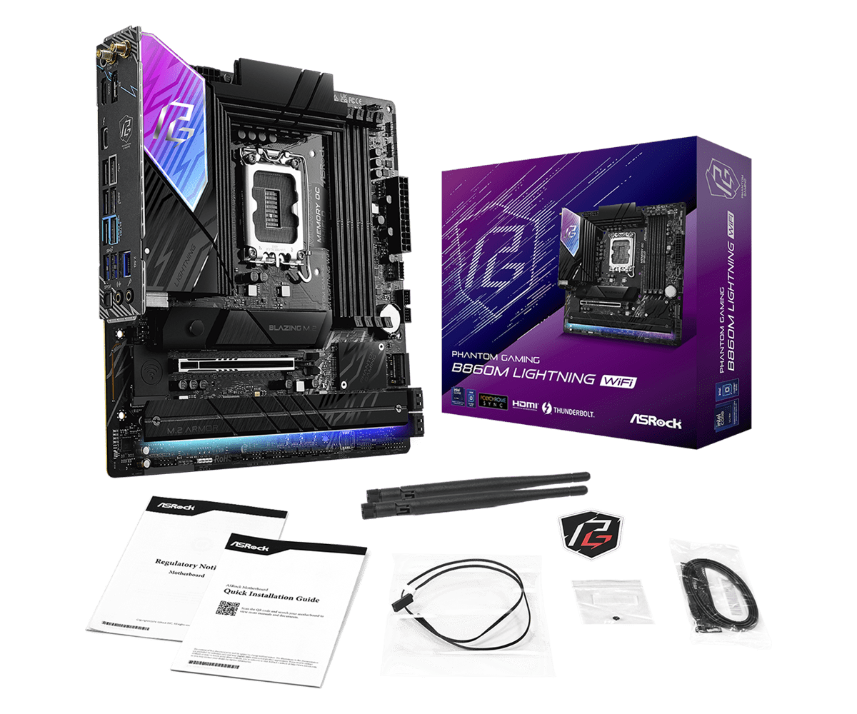 B860M Lightning WiFi Photos